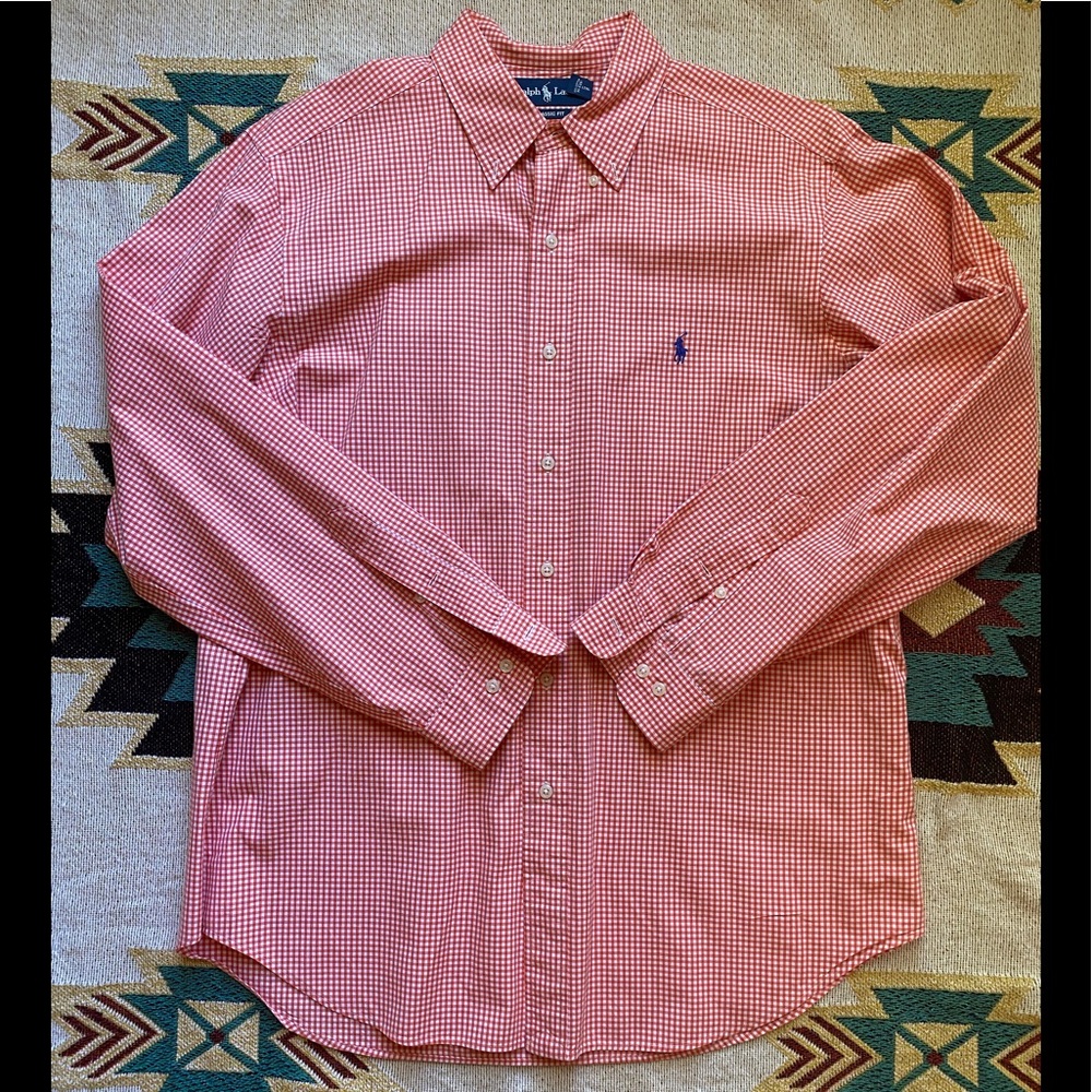 Polo Ralph Lauren Button Down Dress Shirt Size L